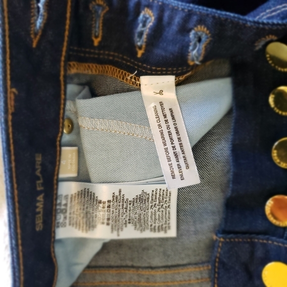 Michael Kors Navy Flare Jeans - Picture 6 of 12